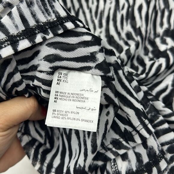 INC Mesh Fixture Top With Long Sleeves Sz XXL - Picture 8 of 9